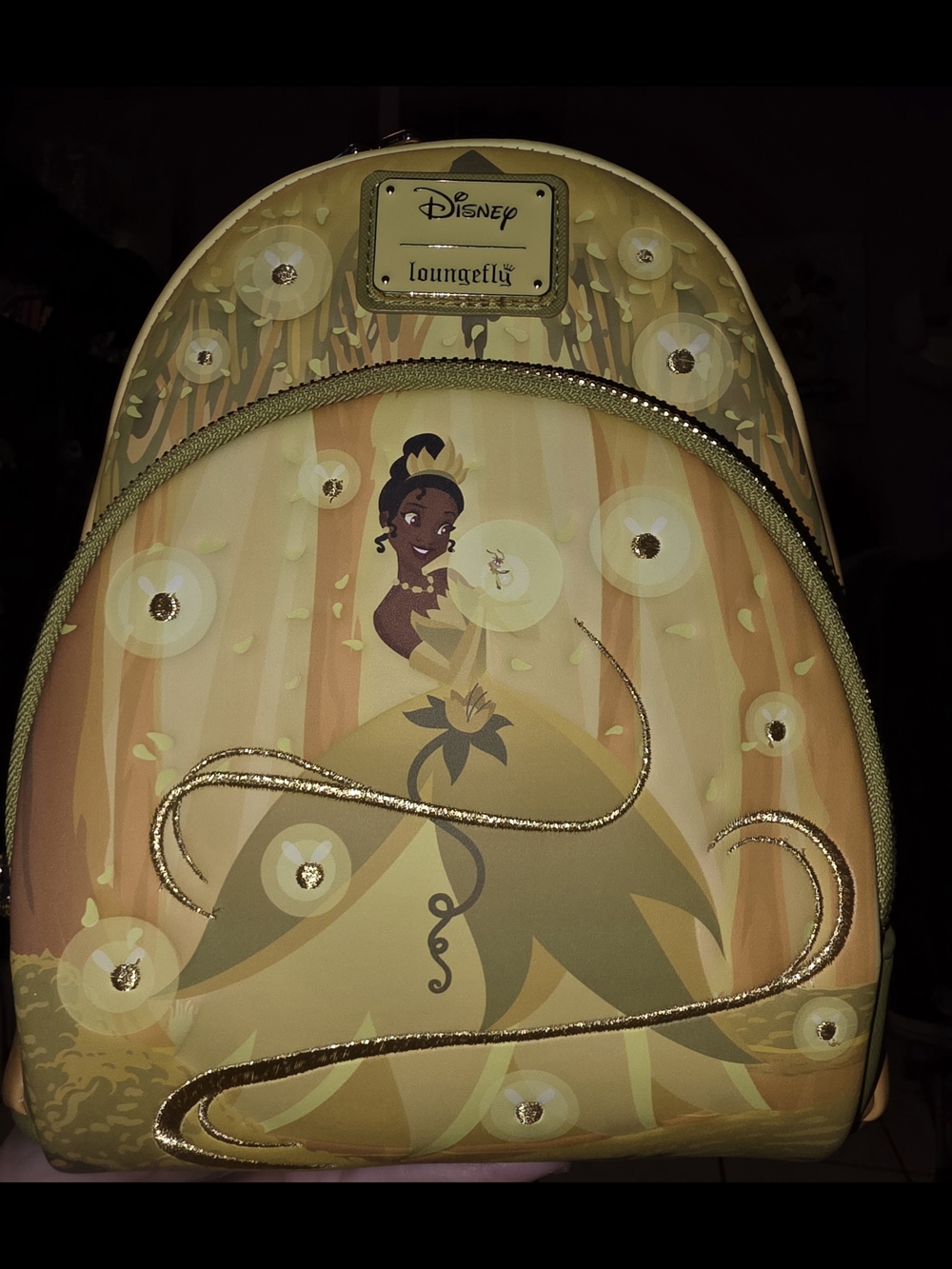 Brand New! Loungefly Disney Princess Tiana Mini Backpack